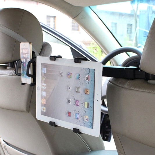 Per iPhone, Galaxy, Huawei, Xiaomi, Sony, LG, HTC, Google e altri smartphone, iPad, tablet, telefoni, Car Back Seat Headrest Holder