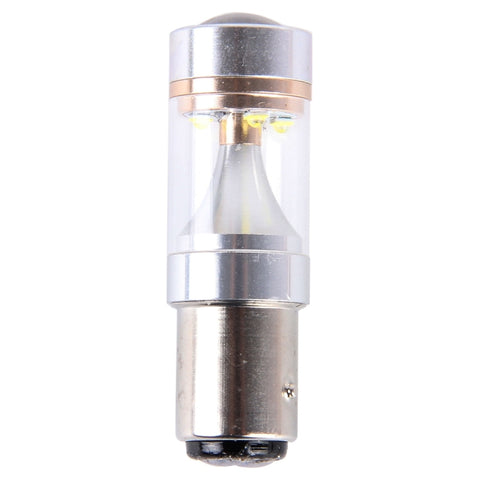 2 PZ 1157/BAY15D 30W 350 LM 6000K Luce bianca 6 LED CREE Canbus Lampadina freno auto, DC 12V, 1157 - Novalix Store