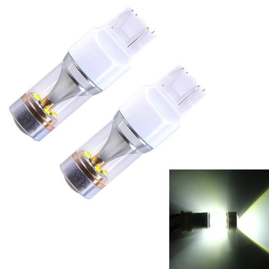2 PZ T20/7443 350 LM 6000K Doppio Filo 30W Luce Bianca 6 LED CREE Canbus Lampadina Freno per Auto, DC 12V, T20 - Novalix Store