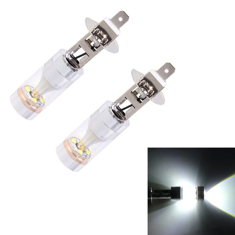 2 PZ H1 30W 350 LM 6000K Lampadina fendinebbia per auto CREE 6 LED a luce bianca, DC 12V, H1 - Novalix Store