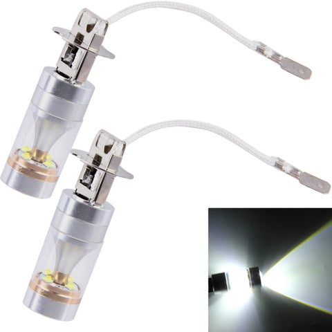 Lampadina Fendinebbia H3 30W 350 LM 6000K - 2 Pezzi LED CREE Bianco