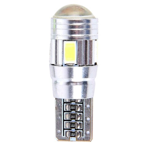 2PCS T10 3W Ice Blue Light 6 SMD 5630 LED Canbus senza errori Luci di ingombro per auto, DC 12V, 6 SMD 5630 LEDs - Novalix Store