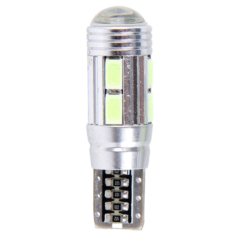 2PCS T10 6W Ice Blue Light 10 SMD 5630 LED Canbus senza errori Luci di ingombro per auto Lampada, DC 12V, 2 PCS T10 6W - Novalix Store