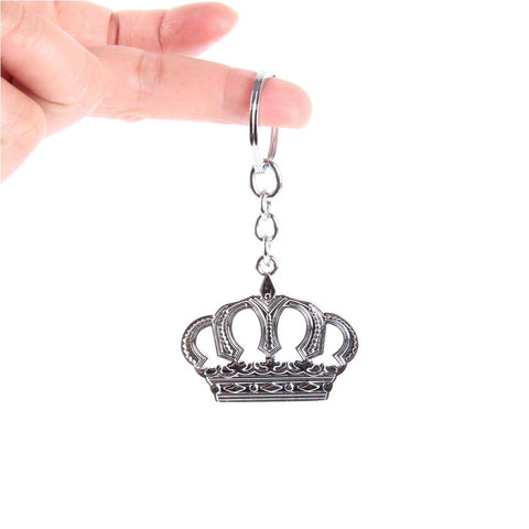 Portachiavi con design della corona reale, Forme de la Couronne Royale (Argent), Forme de la Couronne Royale (Jaune)