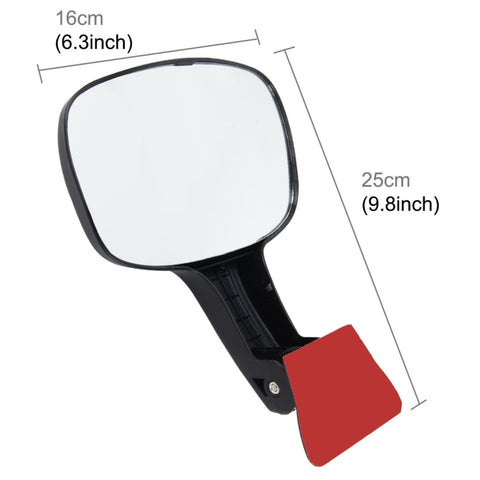 Specchietto retrovisore per sedile posteriore per auto Specchietto retrovisore per fila posteriore Specchietto interno osservato per bambini, 3R-082 (Noir), 3R-082 (Argent)