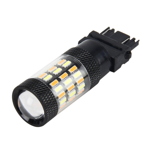 3157 5W 450LM 60LED DC 12V SMD-4014 Luce di stop per auto per auto Indicatori di direzione Luci per auto (luce bianca + luce gialla), 3157 - Novalix Store
