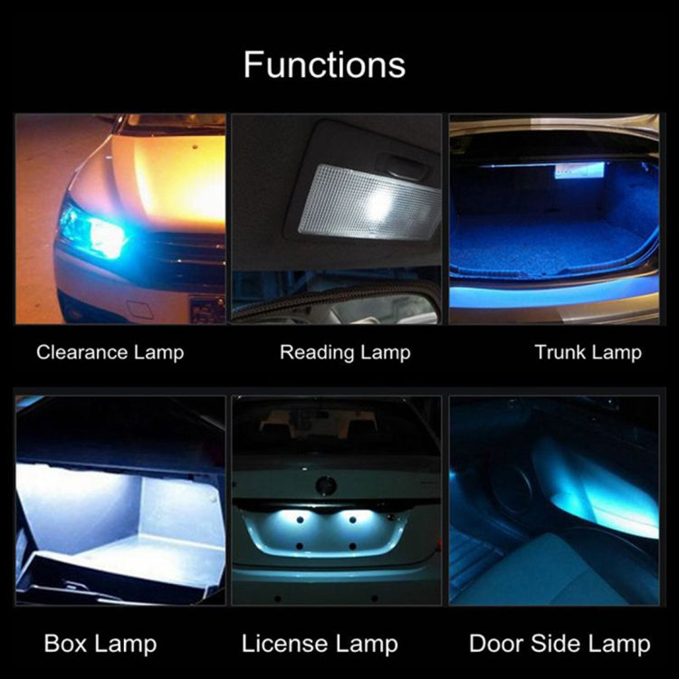 T10 3W 200LM LED Car Clearance Marker Lights - 2 Pack