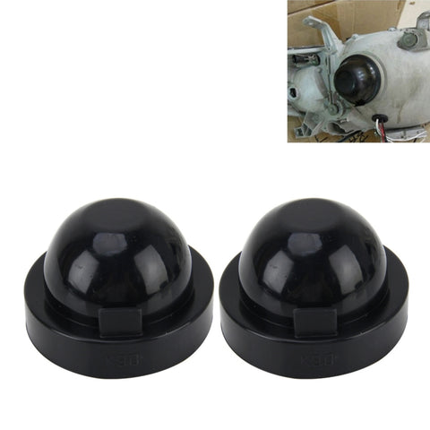 Coppia di tappi antipolvere in silicone per fari LED HID universali -