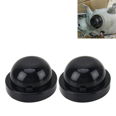 Coppia di tappi in silicone antipolvere per fari LED e HID -