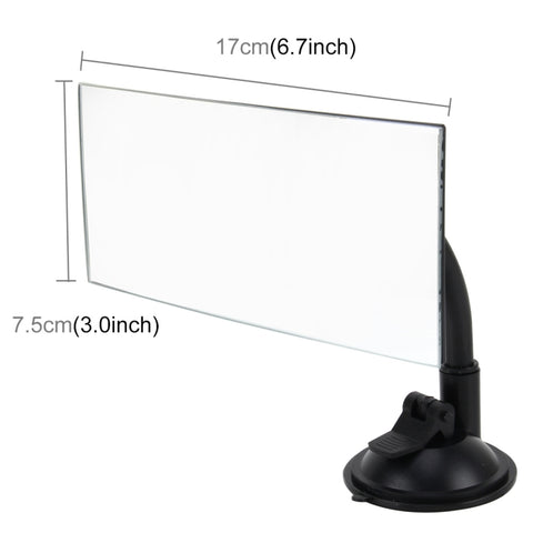 Specchio per punto cieco retangolare per parabrezza interno regolabile a 360 gradis with portabicchieri, XL-1013