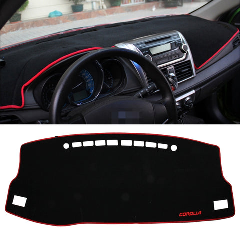 Copertura dei tappetini del cruscotto della protezione solare del panneaullo instruments della luce dell'auto pour Toyota New Corolla (2014-2018), noter le modèle et l'année, pour Toyota