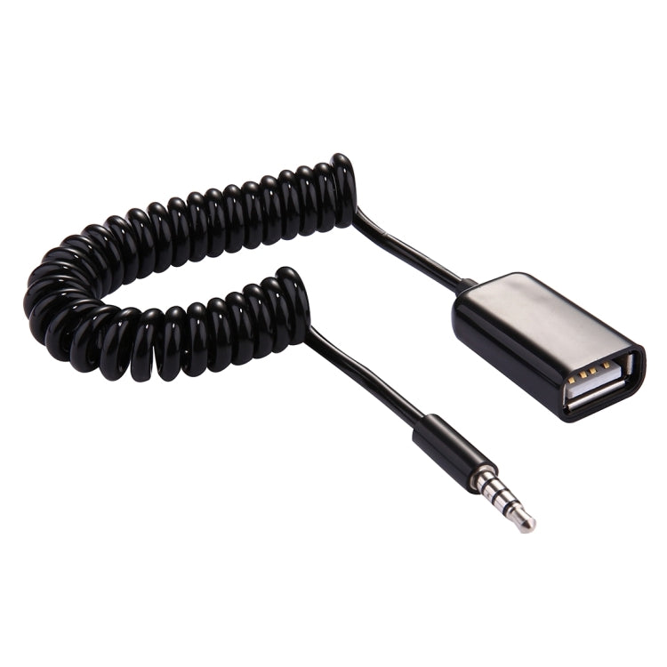 3.5mm Male to USB 2.0 Female Audio Converter Cable 1m
