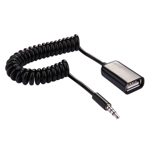 3.5mm Male to USB 2.0 Female Audio Converter Cable 1m