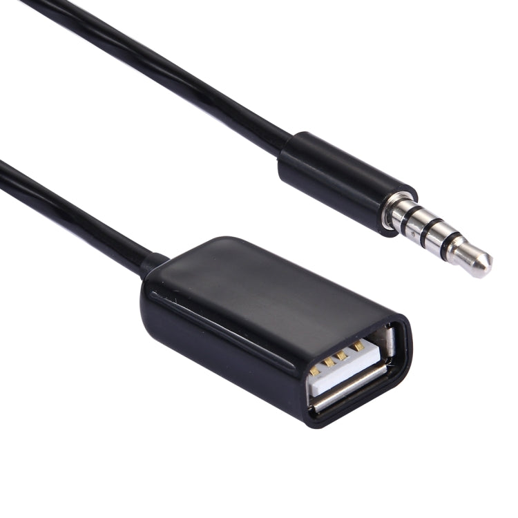3.5mm Male to USB 2.0 Female Audio Converter Cable 1m