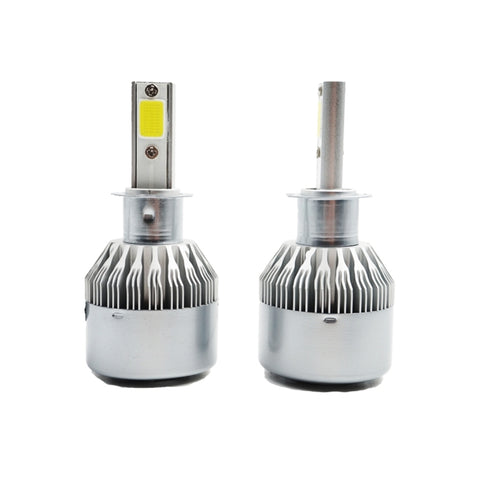 Fari LED per auto H3 18W 1800LM 6000K IP68 - Set completo con 2 lampade LED COB