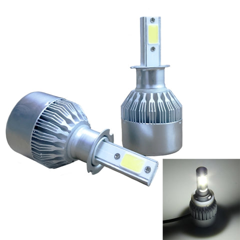 Fari LED H3 18W 1800LM 6000K IP68 - Set di 2 Lampade COB per Auto