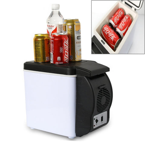 Frigorifero Portatile 6L a Basso Rumore per Auto e Casa, 48W,