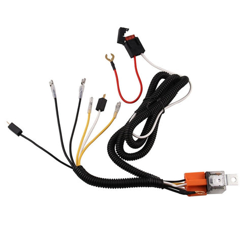 Kit de relais de câblage de clacson 12V pour clacson avec souffle de tonalité pour le montage de votre grille de camion pour voiture, Kit de relais de faisceau de câblage de klaxon 12V