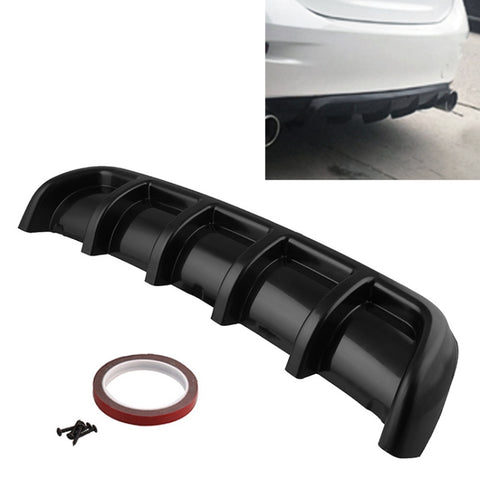 Diffuseur pour labrador paraurti posteriore universale per auto 6 Stile pinna di squalo ABS noir, dimensions: 67 cm, Noir