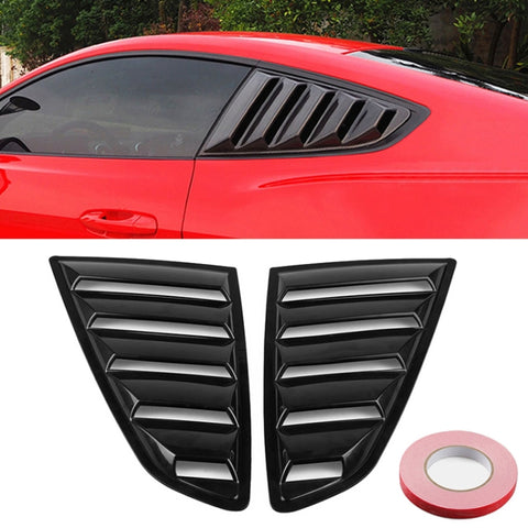 2 pezzi pannello in fibra di carbonio verniciato pannello per finestra laterale copertura per feritoia pannello di raffreddamento set per Ford Mustang 2015-2018, Carbon Fiber Painted Panel - Novalix Store