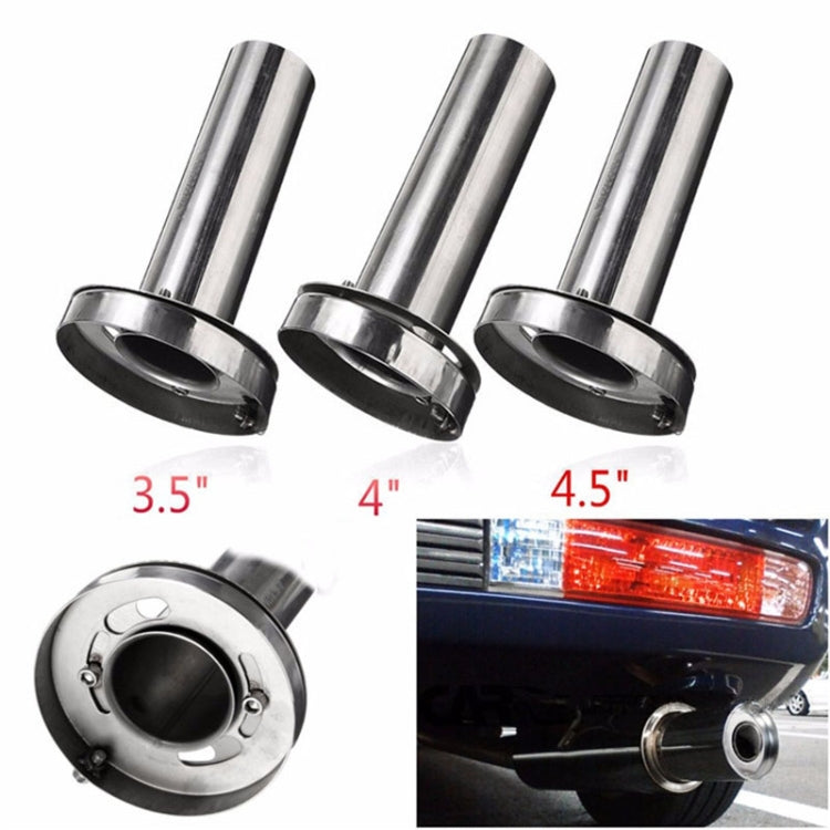 Punta del silenziatore di coda non regolabile per tubo di scarico in acciaio inossidabile 304 per auto universale da 4 pollici, 4 inch Unadjustable