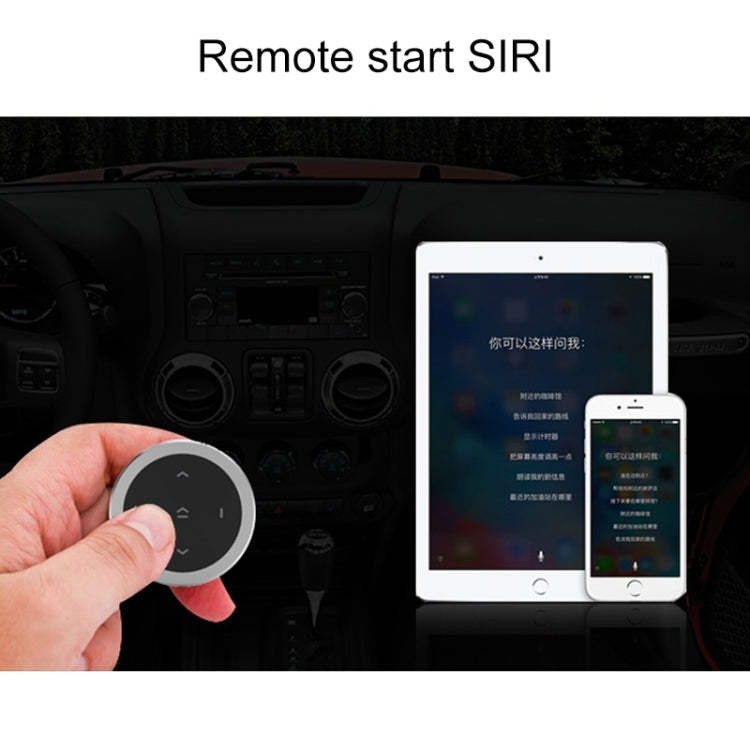 Bluetooth Car Steering Wheel Remote Controller with Holder