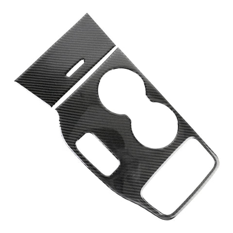 Adesivo decorativo in fibra di carbonio per pannello tazza d'acqua per auto da 2 pezzi per Jeep Grand Cherokee 2014-2015, Water Cup (2014-2015)