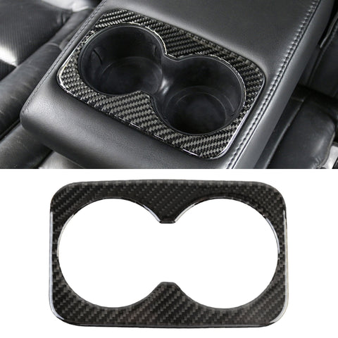 Adhésif décoratif en fibre de carbone pour tasse d'eau pour voiture pour Jeep Grand Cherokee, Water Cup