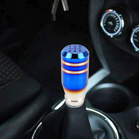 Pomello del cambio per auto universale Pomello del cambio per auto modificato Manopola della leva del cambio manuale a 5 velocità Manopola del cambio colorate, Dimensioni: 8.2x3.5cm (5 Speed)