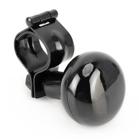 Volante universale per auto Manopola rotativa Ausiliario Booster Maniglia di controllo degli aiuti Volante per auto Booster Rinforzo ruota Manopola spinner automatica Palla, Car Steering Wheel Spinner Knob (Noir)