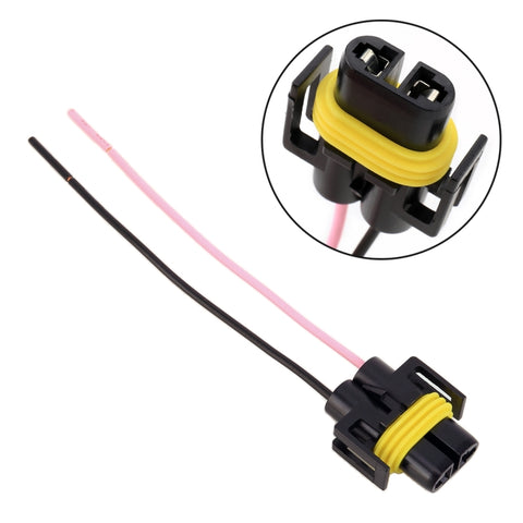 Presa maschio base portalampada H11 avec filo, H11