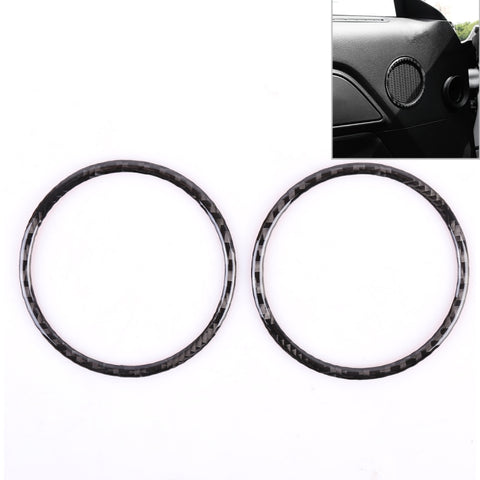 Autocollant décoratif pour anneau de rive du clacson de la portière de la voiture à 2 pièces pour Ford Mustang, klaxon de porte