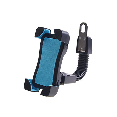 Staffa universale per telefono moto ABS con rotazione libera a 360 gradi Staffa di navigazione per mountain bike Supporto GPS/mobile per telefono cellulare da 3,5-6,5 pollici