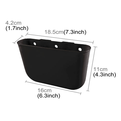 Portatifs pour auto Bidon de spazzatura Bidon de spazzatura pour véhicule portable Bidon de spazzatura Organisateur pour bidon de spazzatura Scatola di immagazzinaggio per auto della spazzatura montata su auto