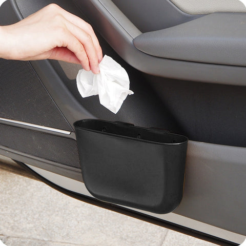 Portatifs pour auto Bidon de spazzatura Bidon de spazzatura pour véhicule portable Bidon de spazzatura Organisateur pour bidon de spazzatura Scatola di immagazzinaggio per auto della spazzatura montata su auto