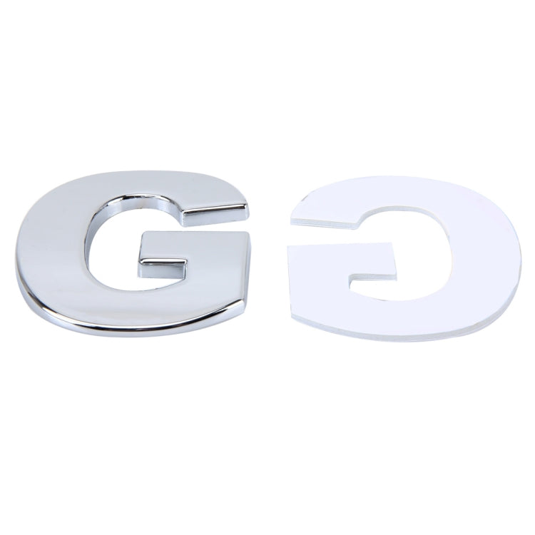 Car Vehicle Badge Emblem 3D English Letter Self-adhesive Sticker Decal, Size: 4.5*4.5*0.5cm, G, R