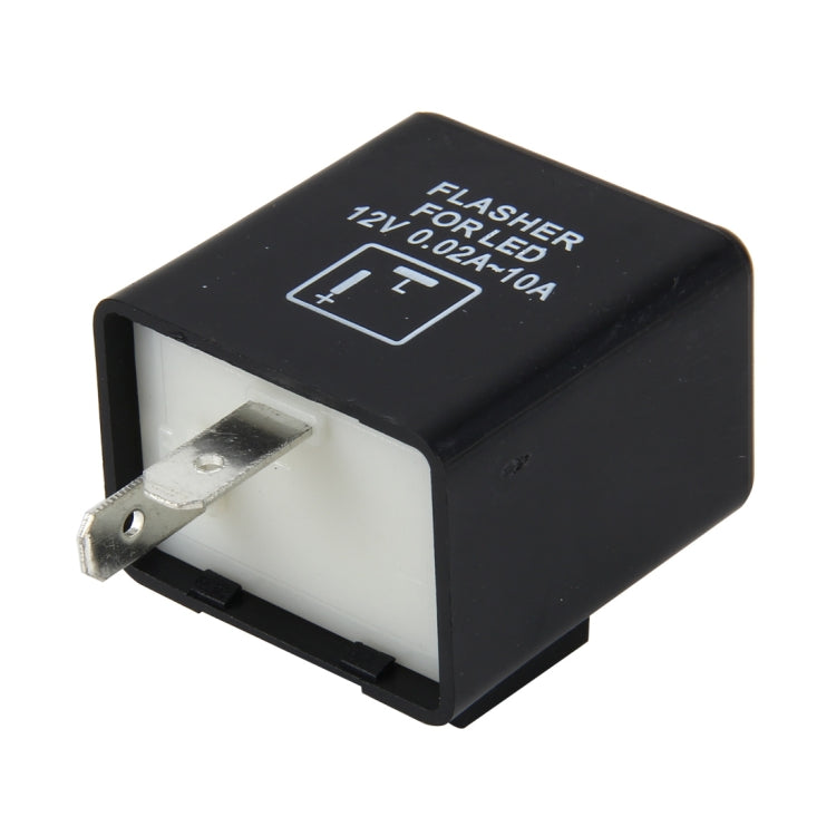 LED Turn Signal Flasher Relay for Motorcycles - 12V 2 Pin