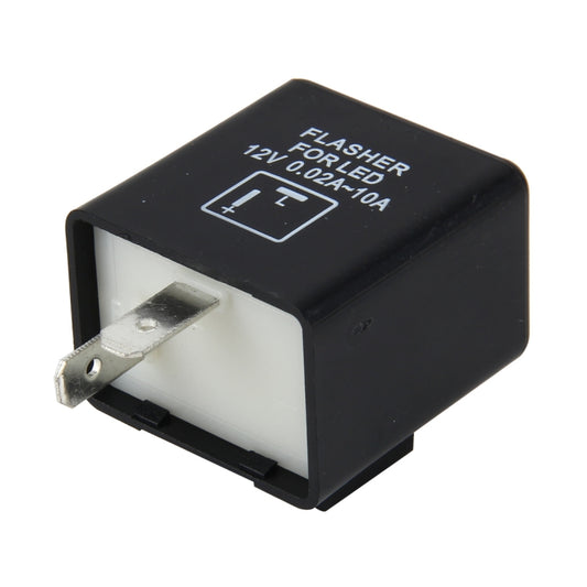 Relè lampeggiatore per moto con segnale di svolta a LED DC 12V a 2 pin per auto, Flasher Relay