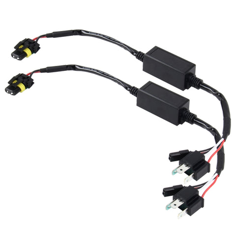 Kit Cablaggio Relè Universale H4 per Lampadine HID 12V - 2 Pezzi