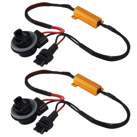 2 PC 3156 CANBU CANBU ERRORE CANCELLER DECODER RISISTUTO DI CARICO LED 50W 8 OHM NESSUNA RESISTENZA DI CALODER RESISTENZA DI CARMIO CASE CASO DI ALLUMINI, 3156 - Novalix Store