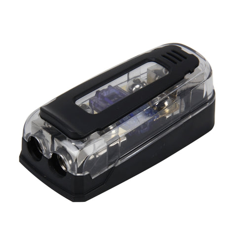 Portafusibile audio pour auto stéréo per auto Assicurazione 60A Portafusibile audio per auto 1 en 2 modi Portafusibile pour auto per auto Portafusibile a lama per audio per auto, Audio Fuse Holder