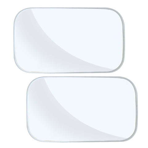 3R-054 2 pezzi Specchietto retrovisore per punto cieco quadrato per camion per auto, specchietto grandangolare, specchio grandangolare regolabile a 360 gradi, dimensioni: 7*4 cm, Size: 7*4cm - Novalix Store