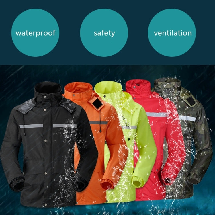 Durable Waterproof Reflective Rain Pants for Motorcycle