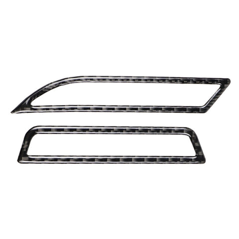 Adhésif décoratif pour l'air de sortie en fibre de carbone pour voiture pour Volkswagen Golf 7 2013-2017, guide vers la sinistre, sortie d'air