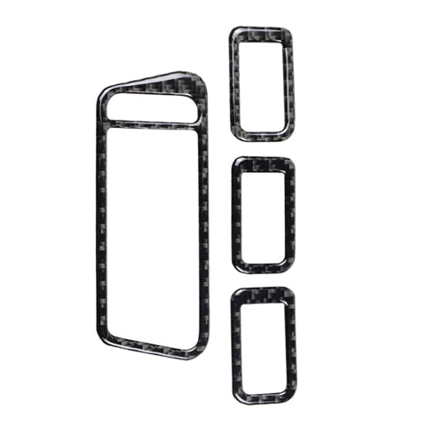 Adesivo decorativo per pannello alzacristalli in fibra di carbonio per auto per Volkswagen Golf 7 2013-2017, guida a sinistra, Window Lift Panel