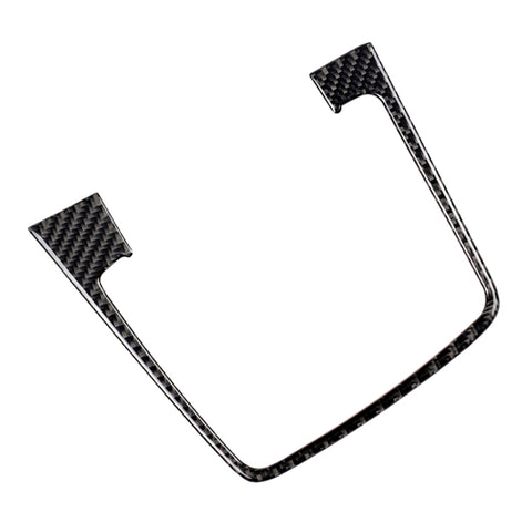 Adesivo decorativo per telaio del pannello di posizione del cambio in fibra di carbonio per auto per Volkswagen Golf 7 2018-, senza foro e avvio e arresto, guida a sinistra, Gear Position