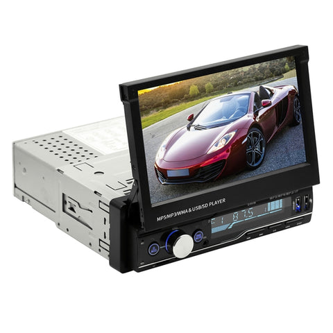 Ricevitore radio universale per auto T100 HD da 7 pollici, lettore MP5, supporto FM, AM, RDS, Bluetooth e collegamento telefonico con telecomando, T100