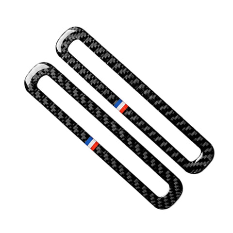 Adhésif décoratif pour porte d'air en fibre de carbone couleur USA pour 2 pièces pour Ford Mustang 2015-2017, sortie d'air de porte