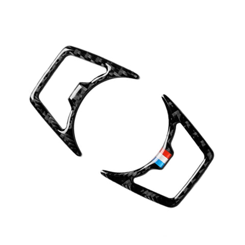 Autocollant décoratif pour pare-chocs en fibre de carbone couleur USA pour 2 personnes pour Ford Mustang 2015-2017, cadre de phare