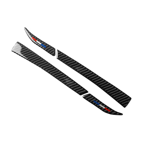 Autocollant décoratif pour rétroviseur en fibre de carbone couleur USA pour 4 pièces pour Ford Mustang 2015-2017, Rétroviseur